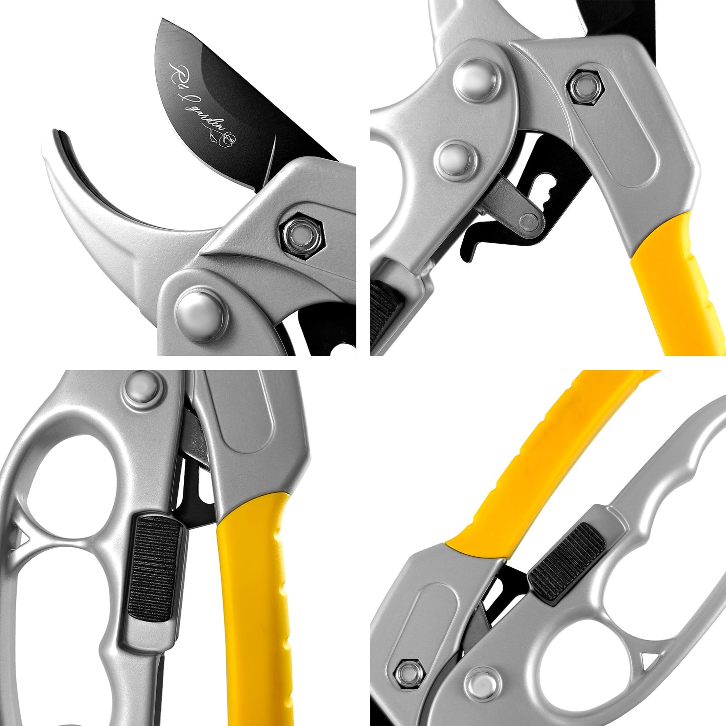 High Quality SK5 Steel PP Handle Branch Cutter Tools Garden Pruning Shears Scissors Ratchet Pruner